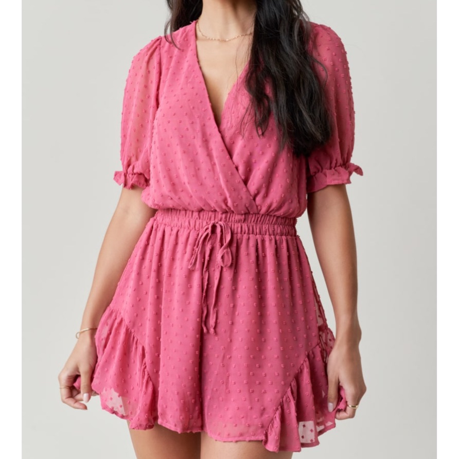 Brand New Clara Swiss Dot Romper From Francescas